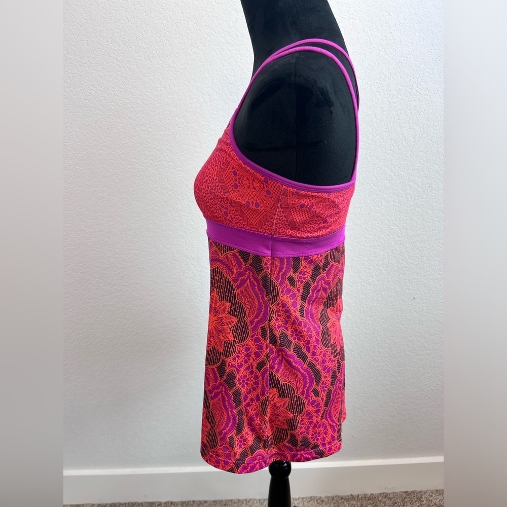 Prana Breathe Crisscross Back Tank Top in Red Size Small - Picture 3 of 8